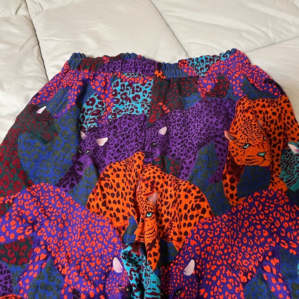 Farm Rio Anthropologie Sami Wildcat Pants - Picture 10 of 13